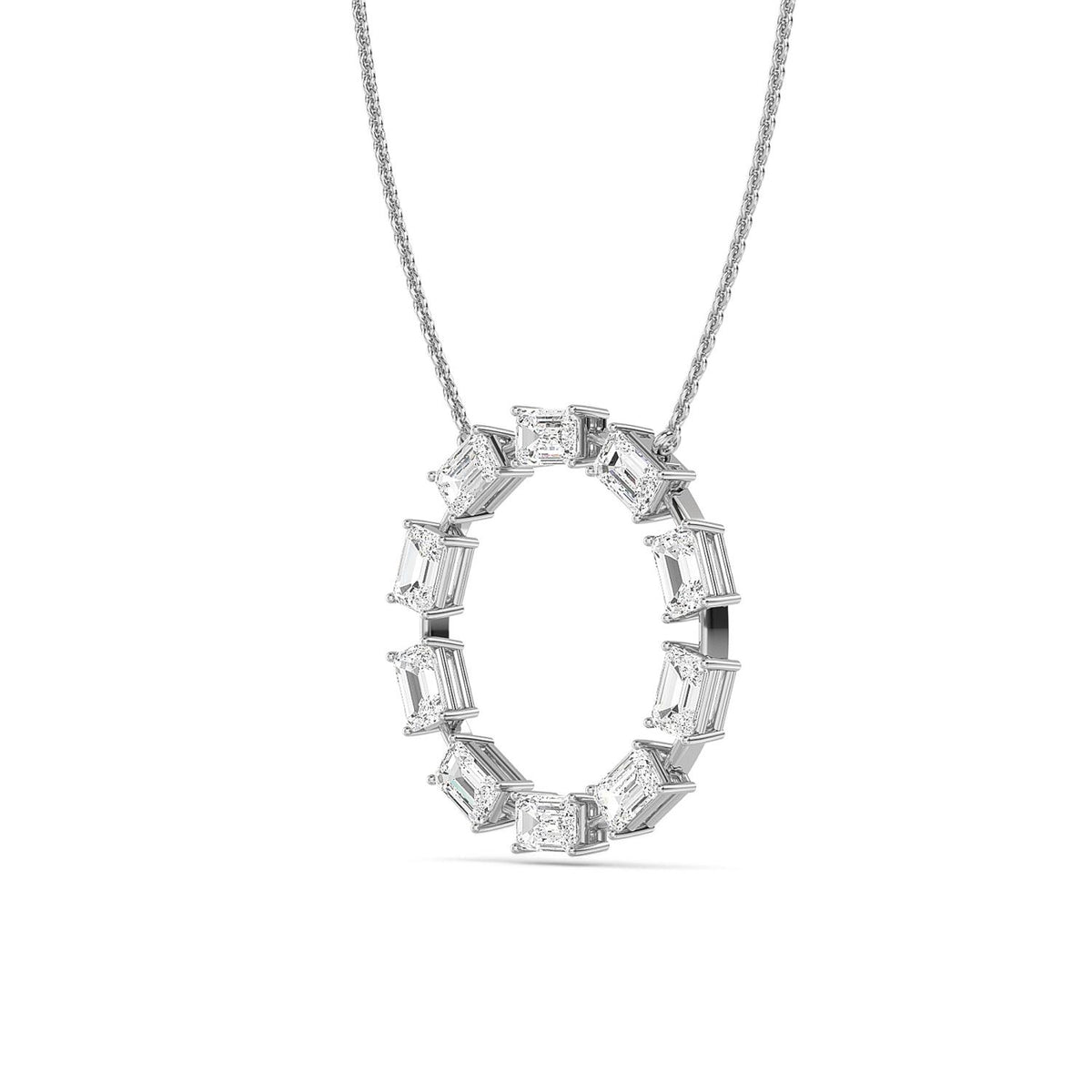 White Gold / 2.50ct Lab Grown Diamond Pendant