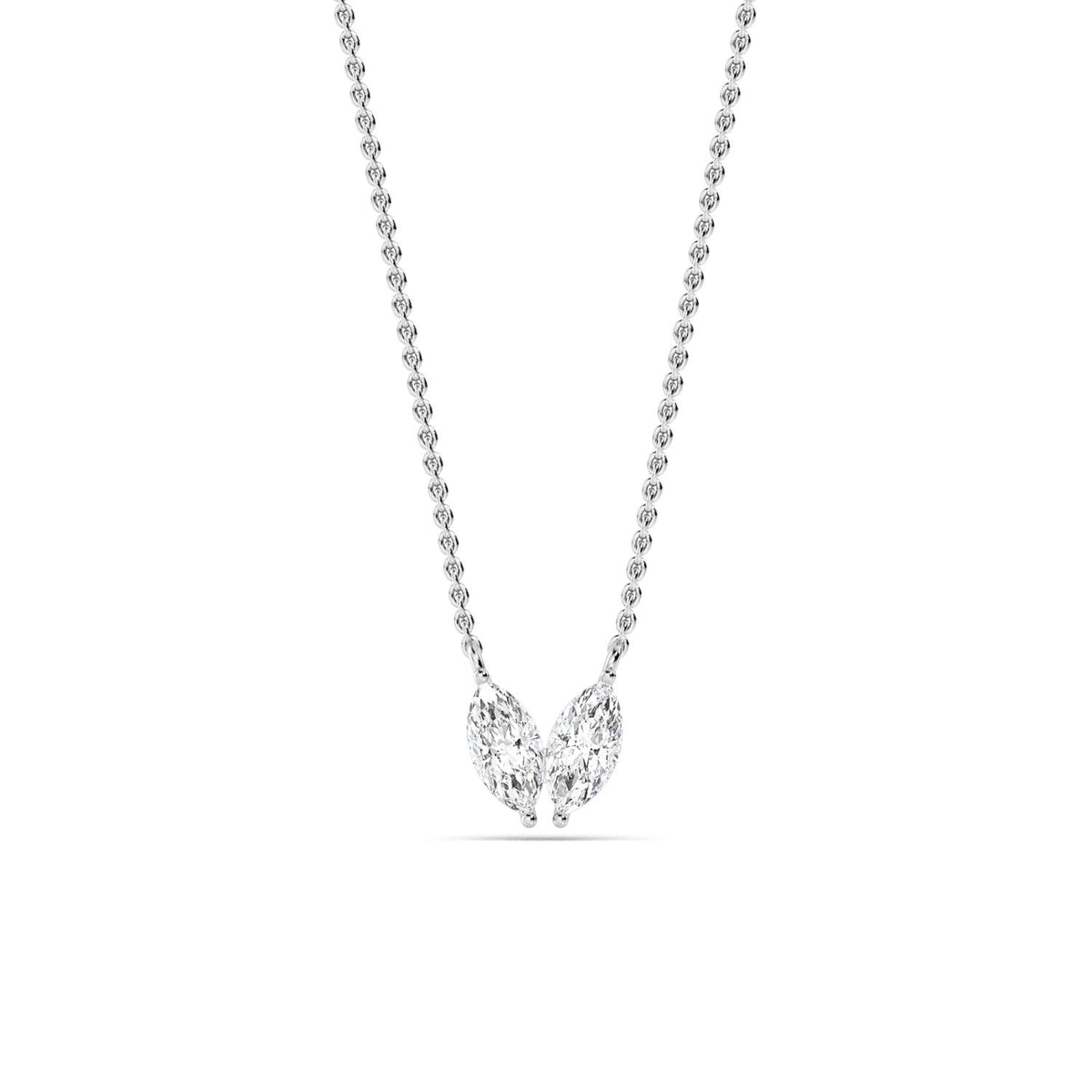 White Gold / 0.49ct Lab Grown Diamond Pendant