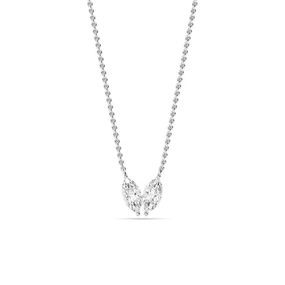 White Gold / 0.49ct Lab Grown Diamond Pendant
