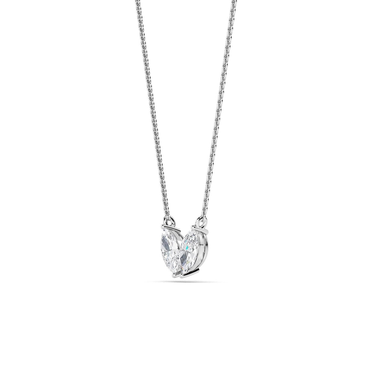 White Gold / 0.49ct Lab Grown Diamond Pendant