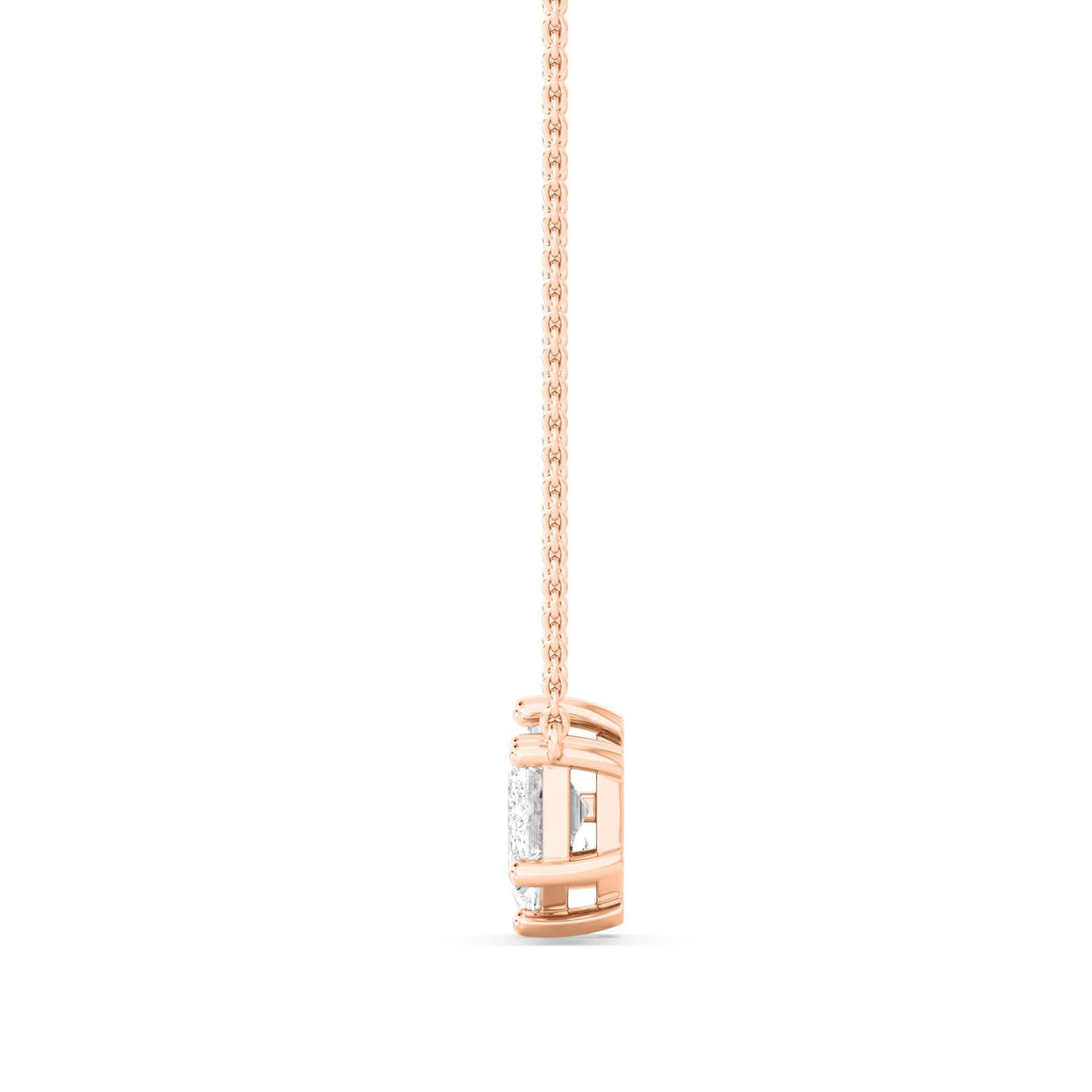 Rose Gold / 1.00ct Lab Grown Diamond Pendant