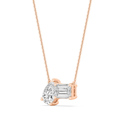 Rose Gold / 1.00ct Lab Grown Diamond Pendant