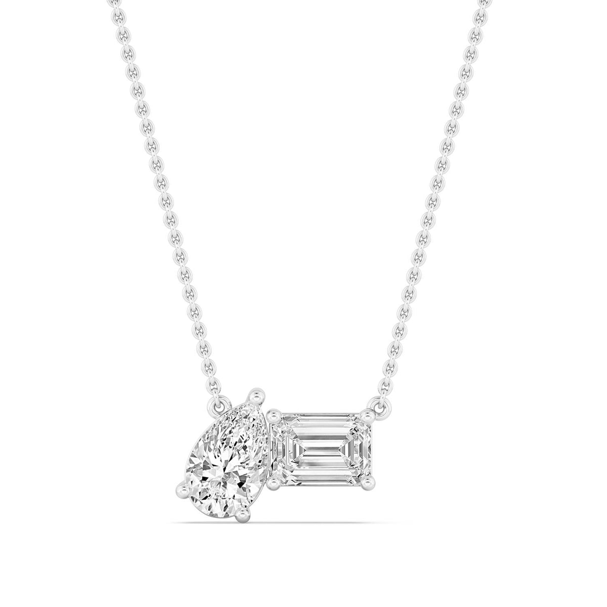 White Gold / 1.00ct Lab Grown Diamond Pendant