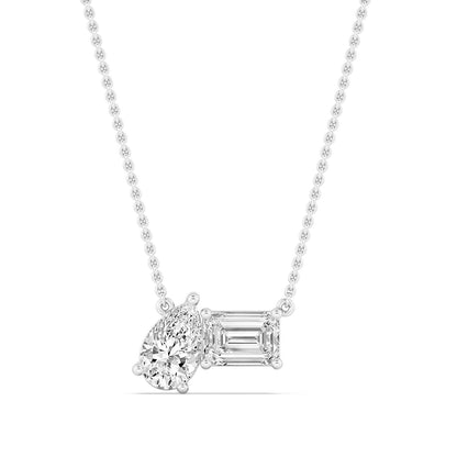White Gold / 1.00ct Lab Grown Diamond Pendant