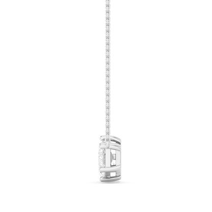 White Gold / 1.00ct Lab Grown Diamond Pendant