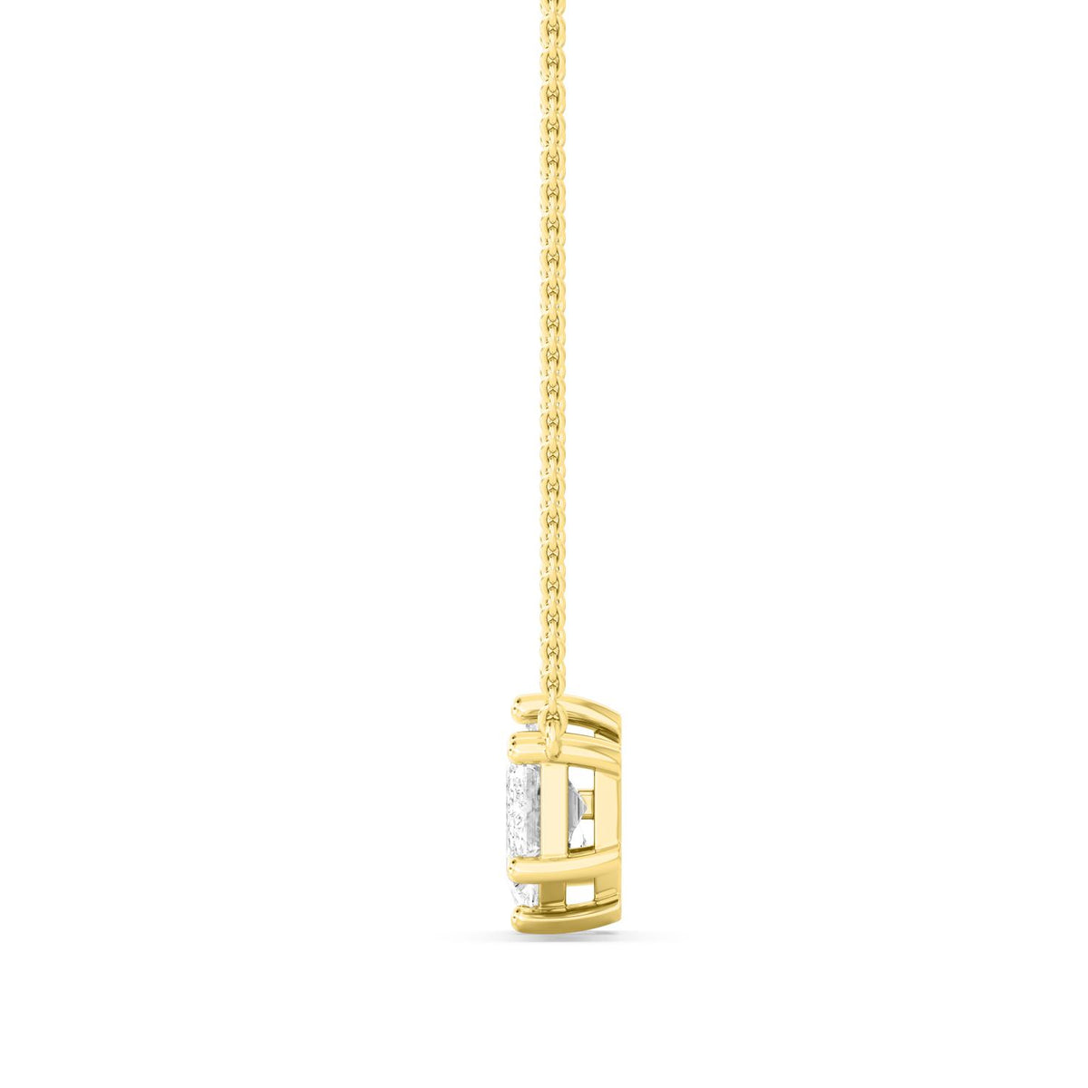 Yellow Gold / 1.00ct Lab Grown Diamond Pendant