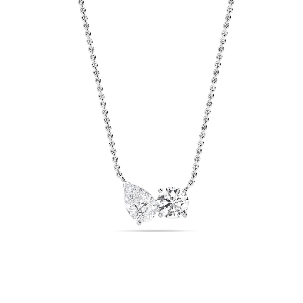 White Gold / 1.00ct Lab Grown Diamond Pendant