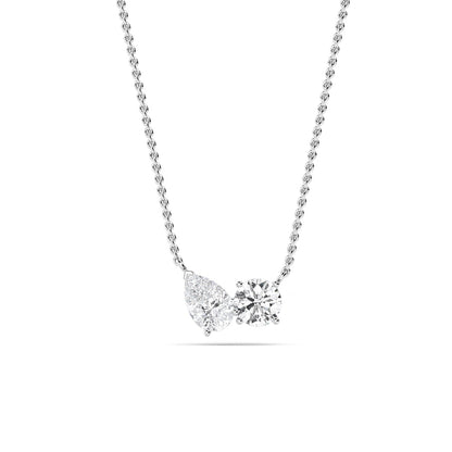 White Gold / 1.00ct Lab Grown Diamond Pendant