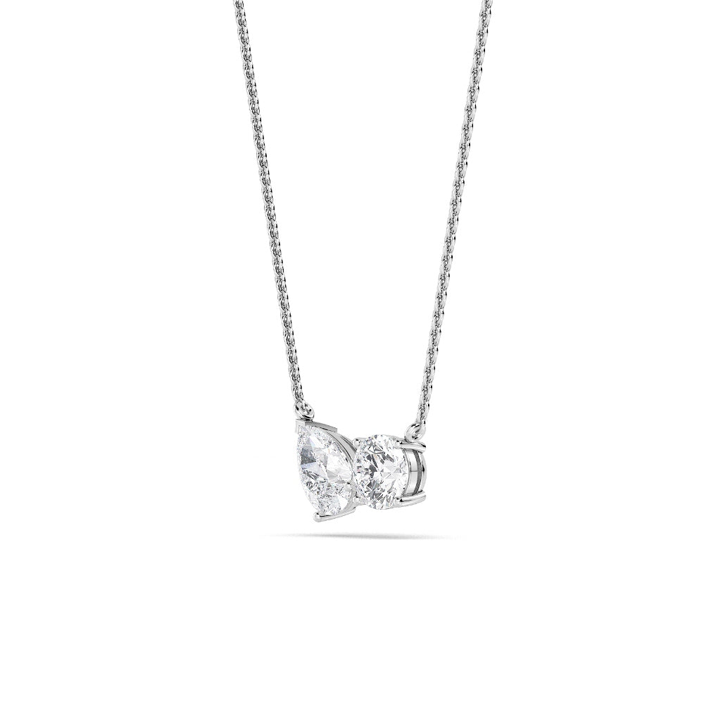 White Gold / 1.00ct Lab Grown Diamond Pendant