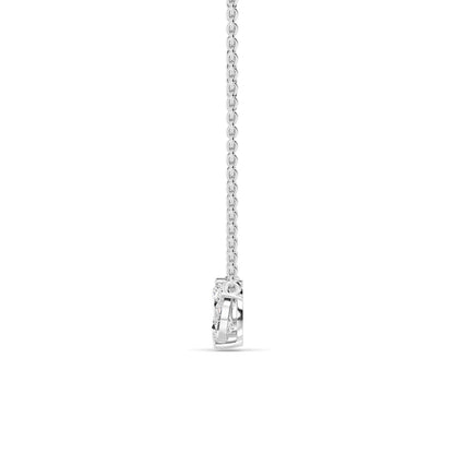 White Gold / 0.98ct Lab Grown Diamond Toi et Moi Pendant