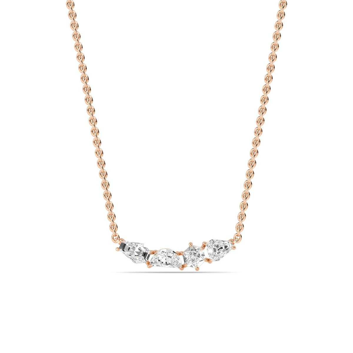 Rose Gold / 0.46ct Lab Grown Diamond Pendant