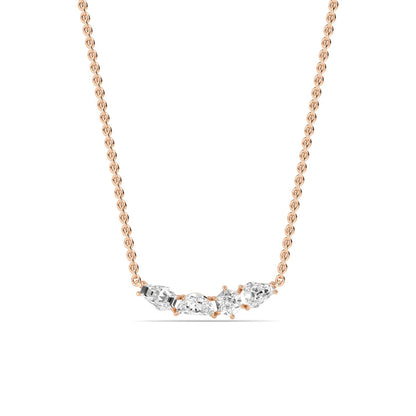 Rose Gold / 0.46ct Lab Grown Diamond Pendant