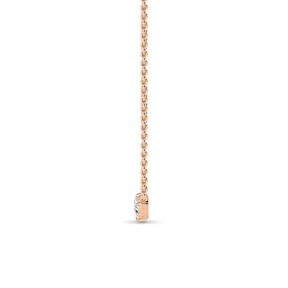 Rose Gold / 0.46ct Lab Grown Diamond Pendant