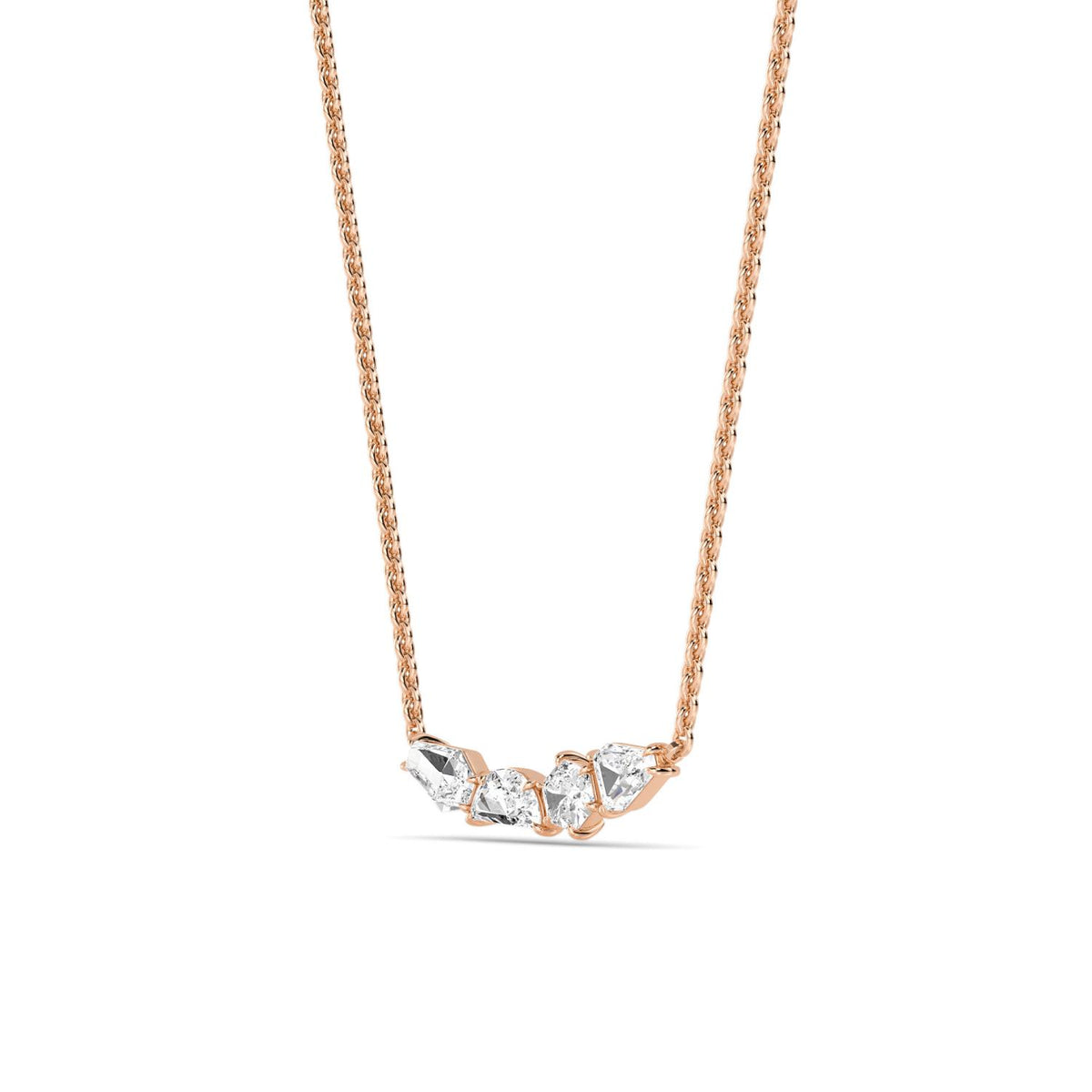Rose Gold / 0.46ct Lab Grown Diamond Pendant