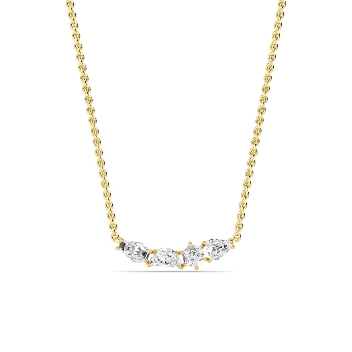 Yellow Gold / 0.46ct Lab Grown Diamond Pendant