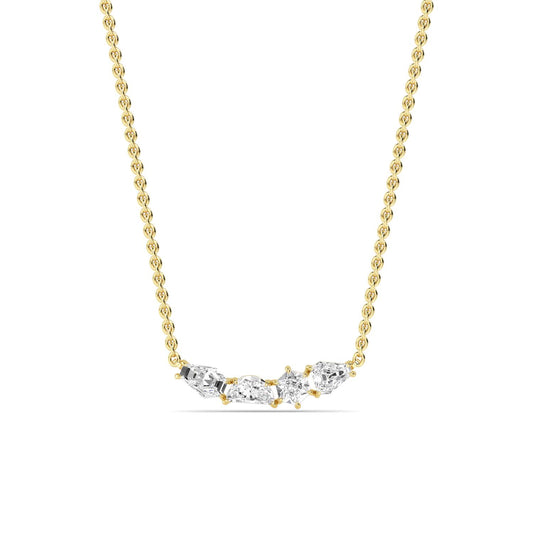 Yellow Gold / 0.46ct Lab Grown Diamond Pendant