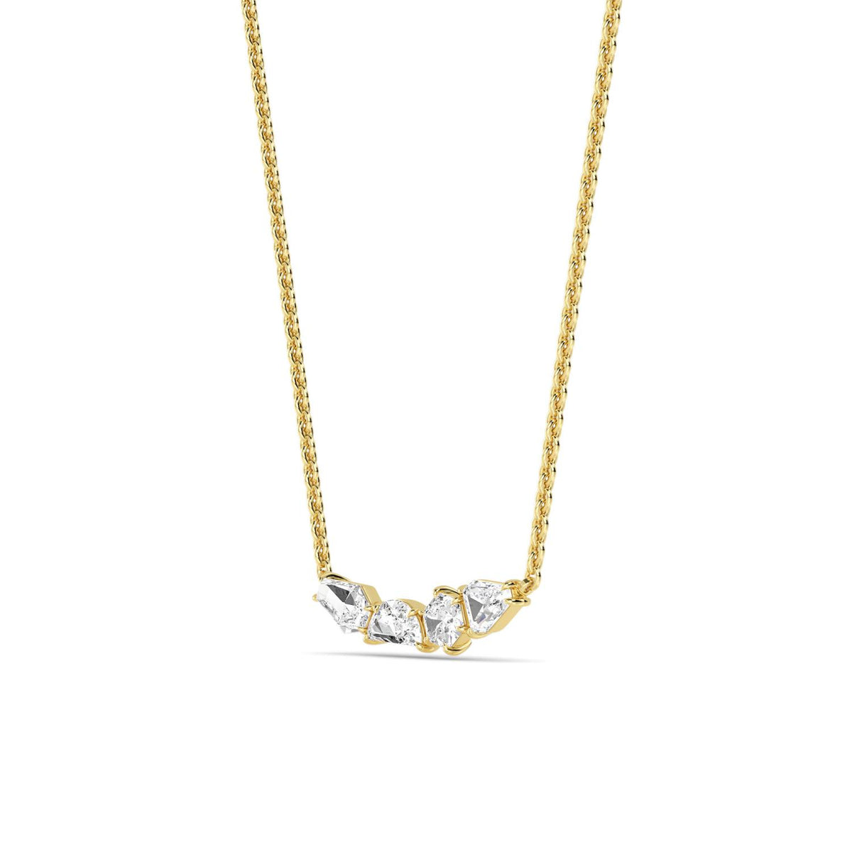 Yellow Gold / 0.46ct Lab Grown Diamond Pendant