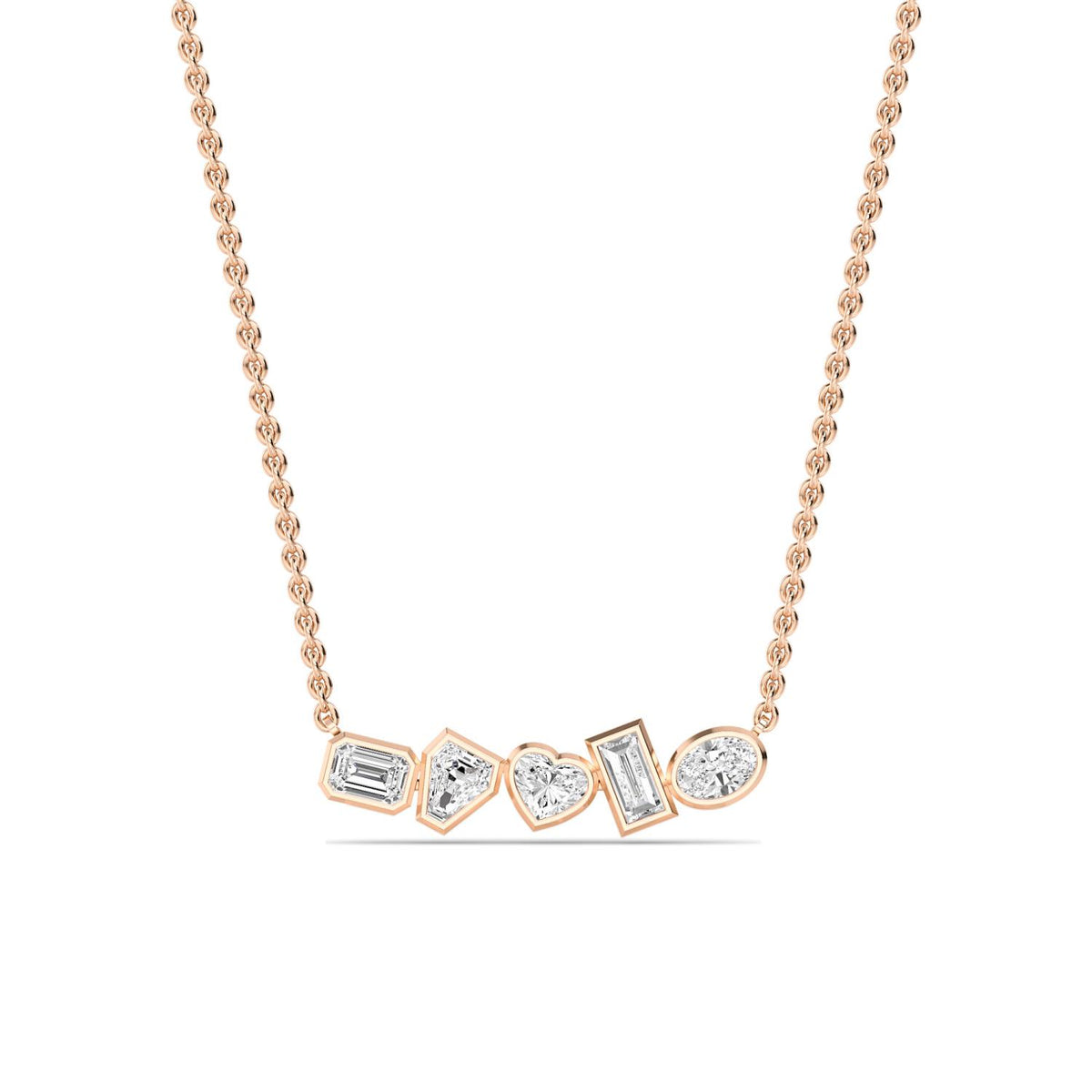 Rose Gold / Lab Grown Diamond Pendant