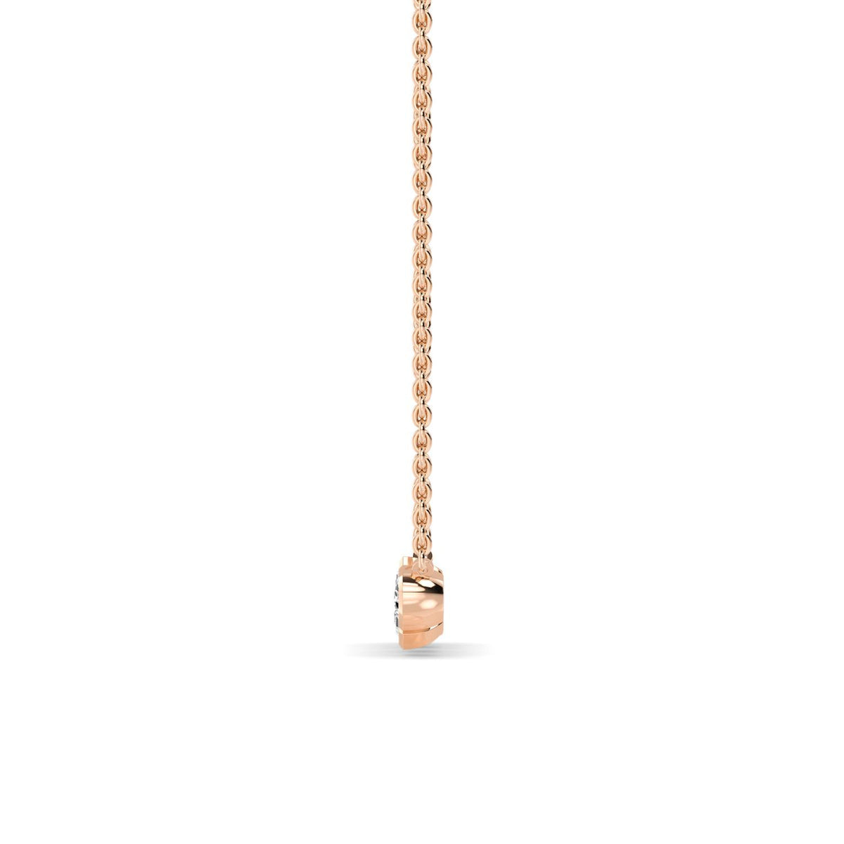 Rose Gold / Lab Grown Diamond Pendant