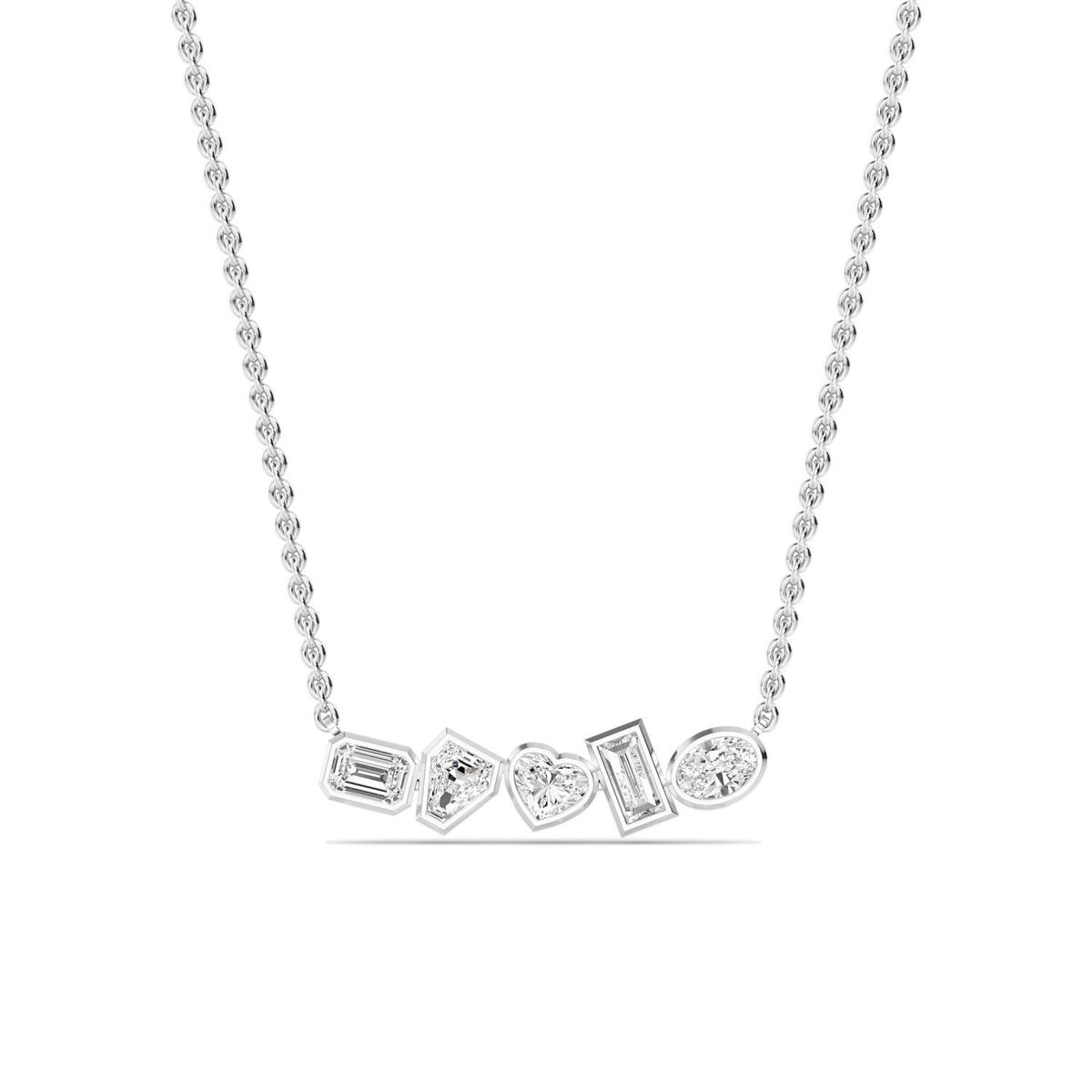 White Gold / Lab Grown Diamond Pendant