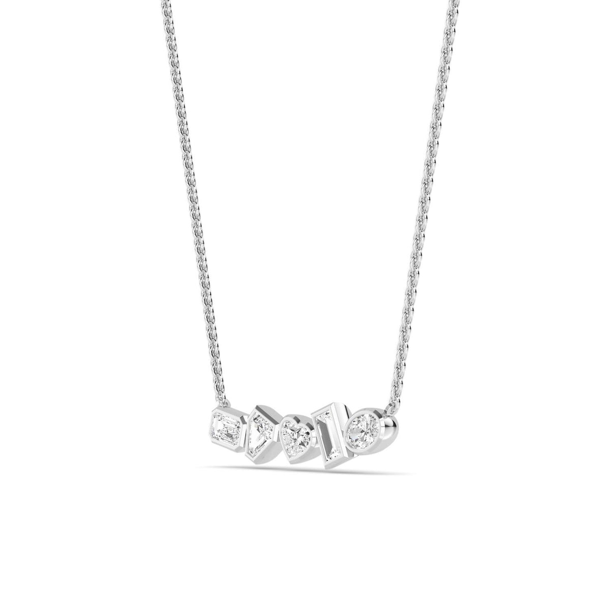 White Gold / Lab Grown Diamond Pendant