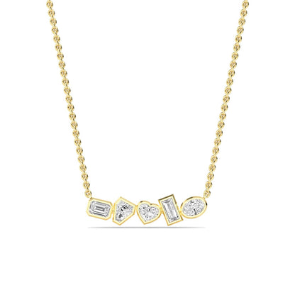 Yellow Gold / Lab Grown Diamond Pendant