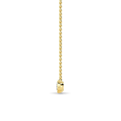 Yellow Gold / Lab Grown Diamond Pendant