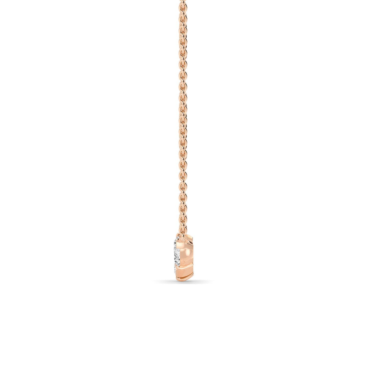 Rose Gold / Lab Grown Diamond Pendant