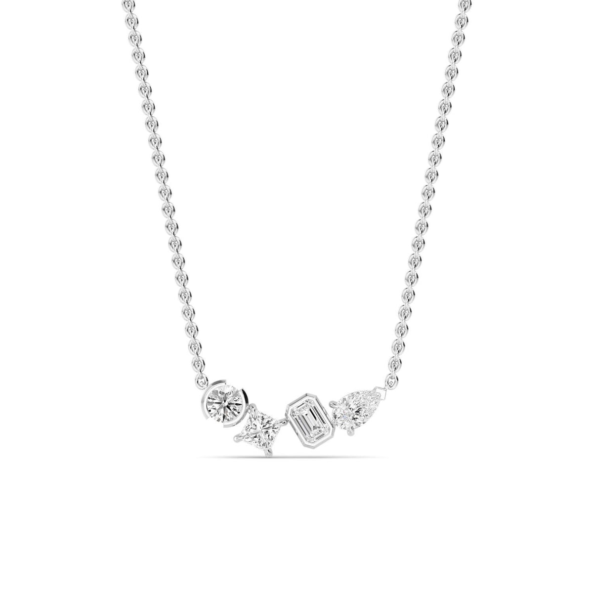 White Gold / Lab Grown Diamond Pendant