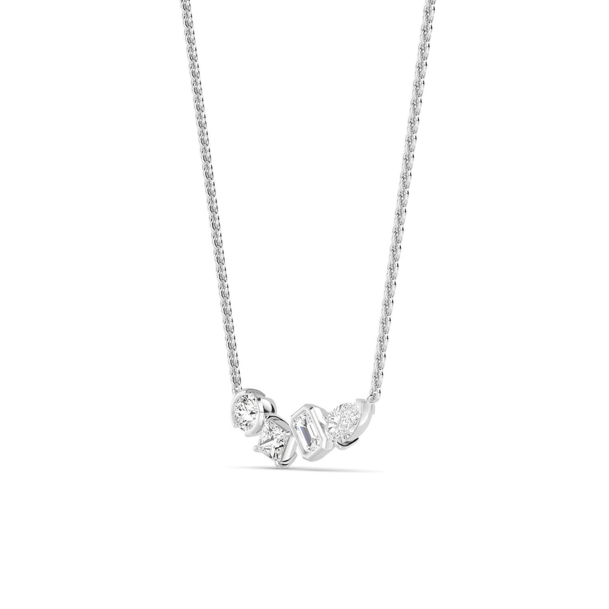 White Gold / Lab Grown Diamond Pendant