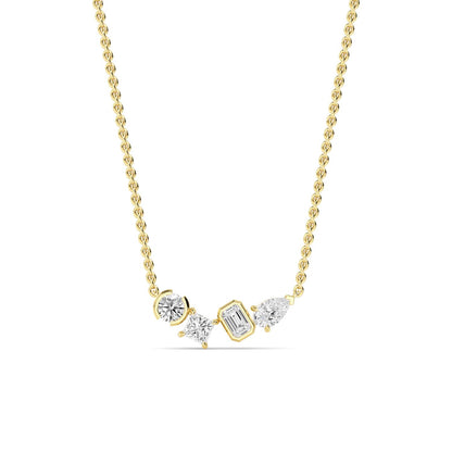 Yellow Gold / Lab Grown Diamond Pendant