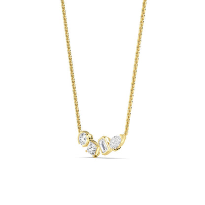 Yellow Gold / Lab Grown Diamond Pendant