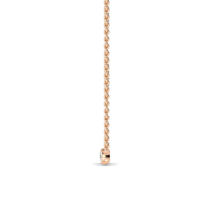 Rose Gold / 0.53ct Lab Grown Diamond Pendant