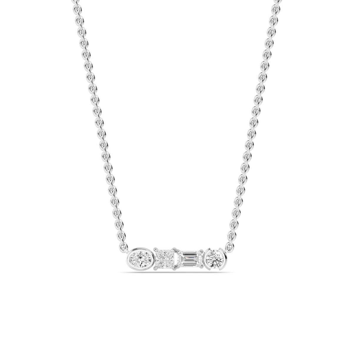 White Gold / 0.53ct Lab Grown Diamond Pendant