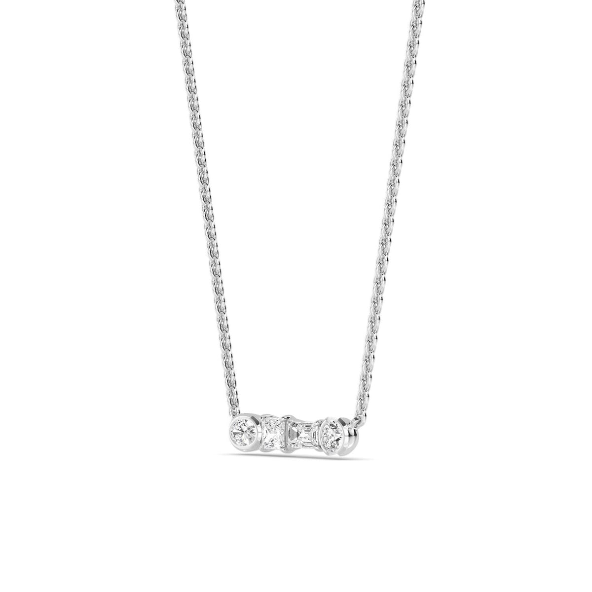 White Gold / 0.53ct Lab Grown Diamond Pendant