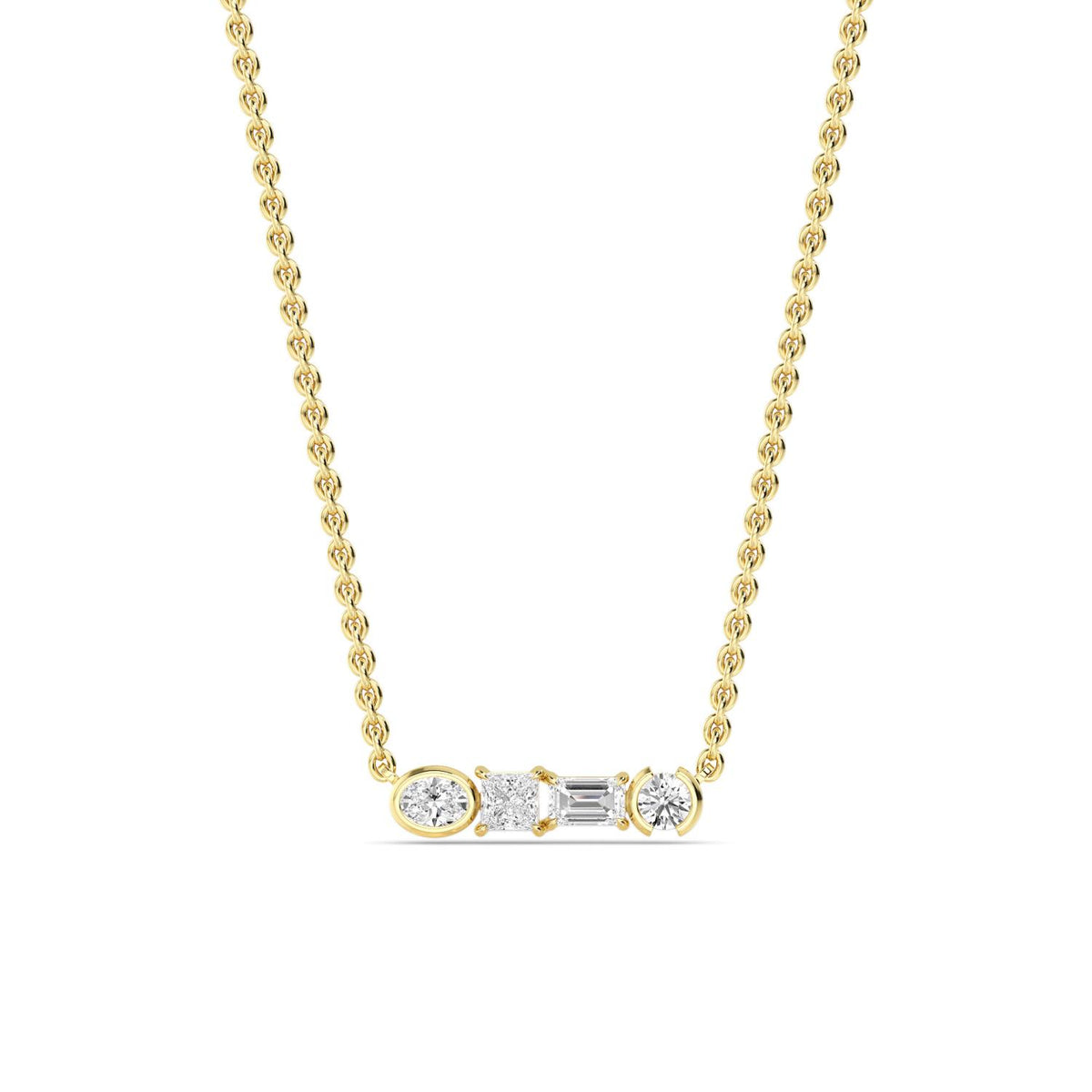 Yellow Gold / 0.53ct Lab Grown Diamond Pendant