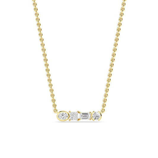 Yellow Gold / 0.53ct Lab Grown Diamond Pendant