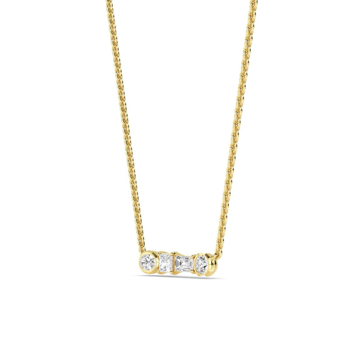 Yellow Gold / 0.53ct Lab Grown Diamond Pendant