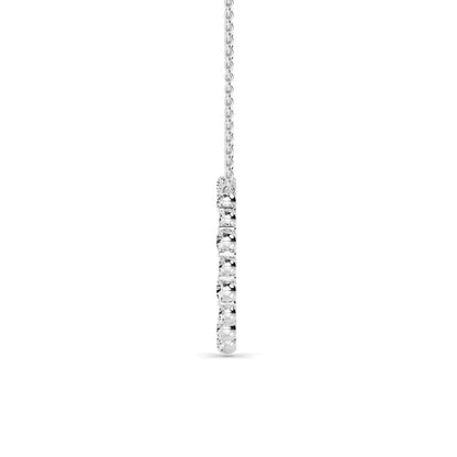 White Gold / 0.80ct Lab Grown Diamond Circle Pendant