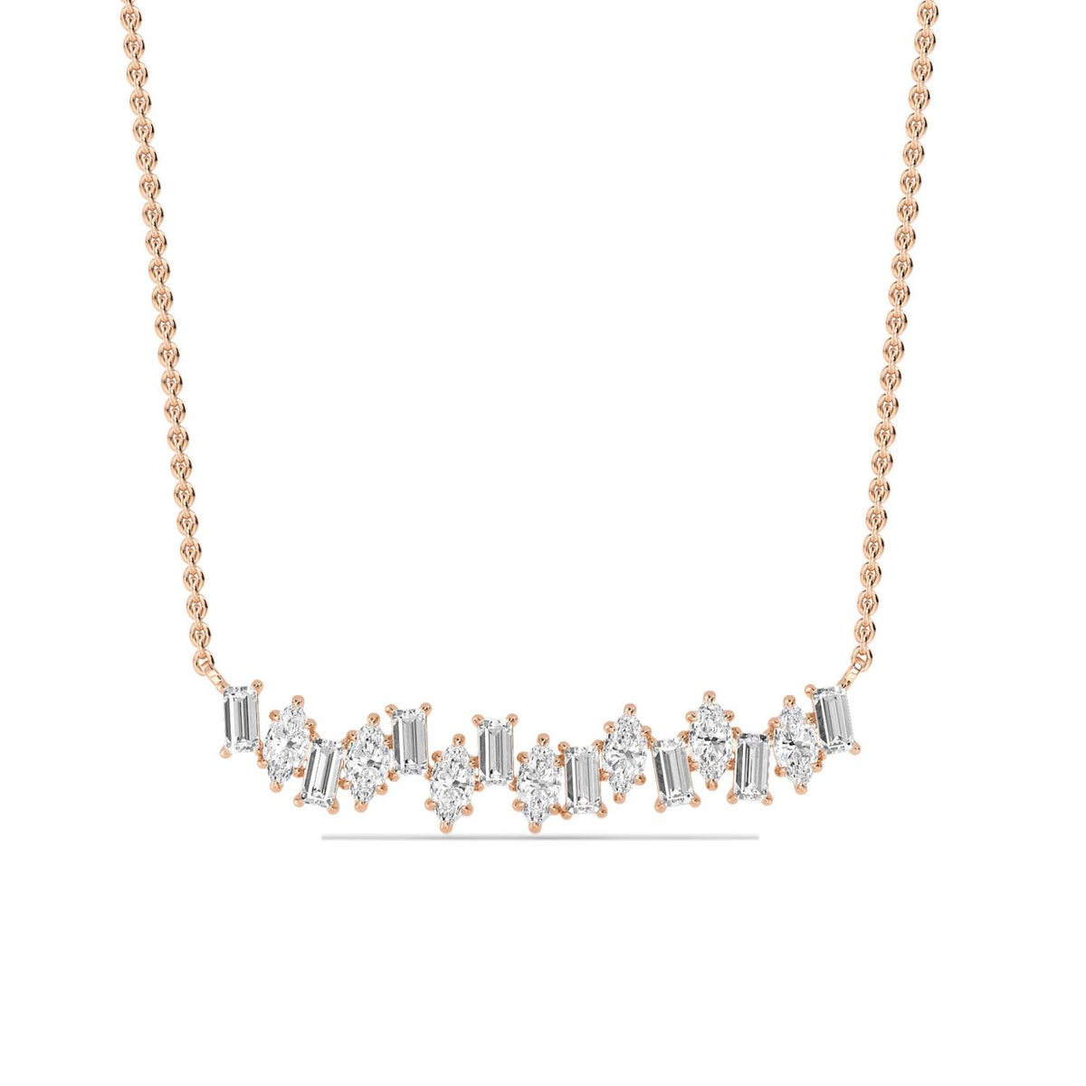 Rose Gold / 0.80ct Lab Grown Diamond Pendant