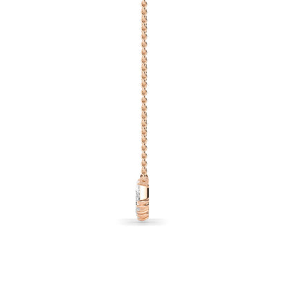 Rose Gold / 0.80ct Lab Grown Diamond Pendant