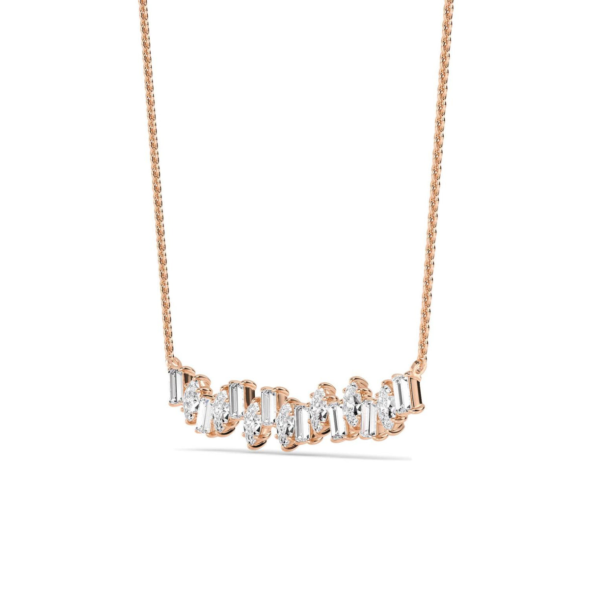Rose Gold / 0.80ct Lab Grown Diamond Pendant