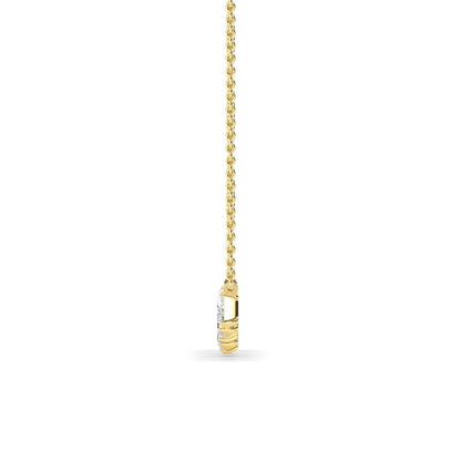 Yellow Gold / 0.80ct Lab Grown Diamond Pendant
