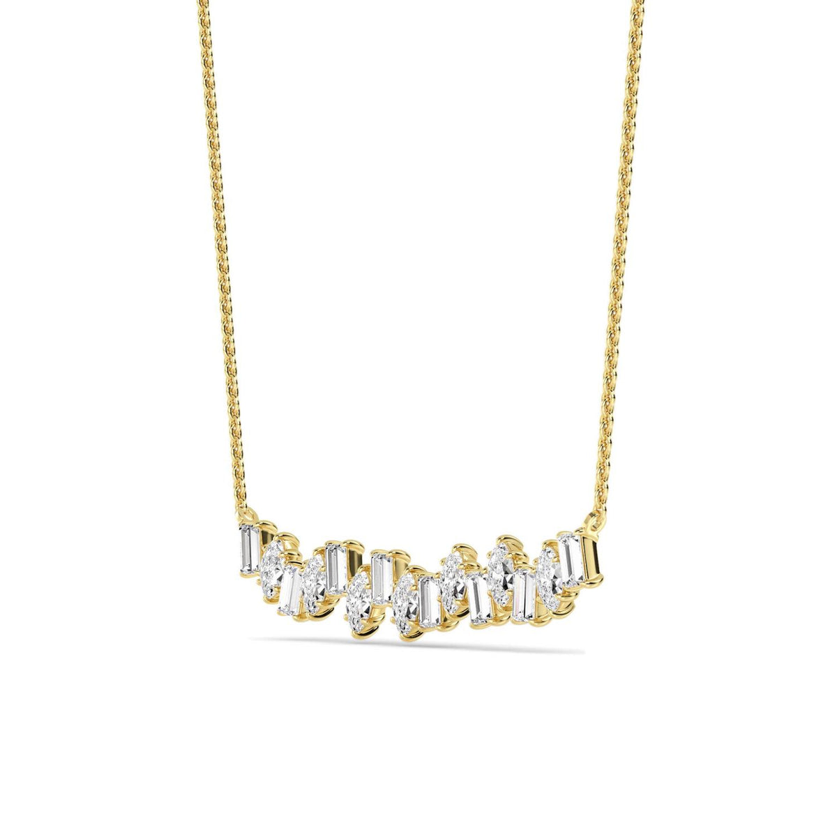 Yellow Gold / 0.80ct Lab Grown Diamond Pendant