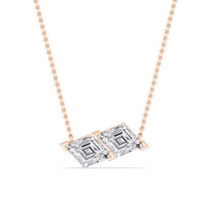 Rose Gold / 2.15ct Lab Grown Diamond Pendant