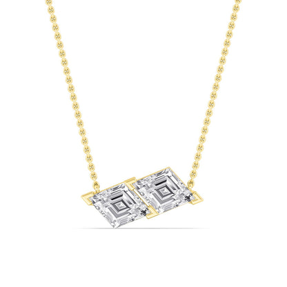Yellow Gold / 2.15ct Lab Grown Diamond Pendant