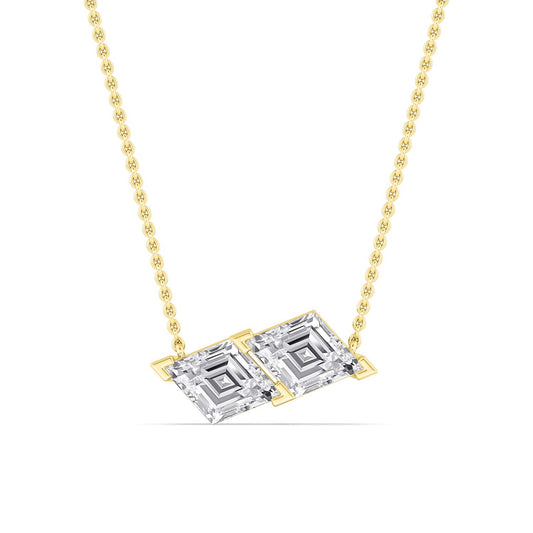Yellow Gold / 2.15ct Lab Grown Diamond Pendant