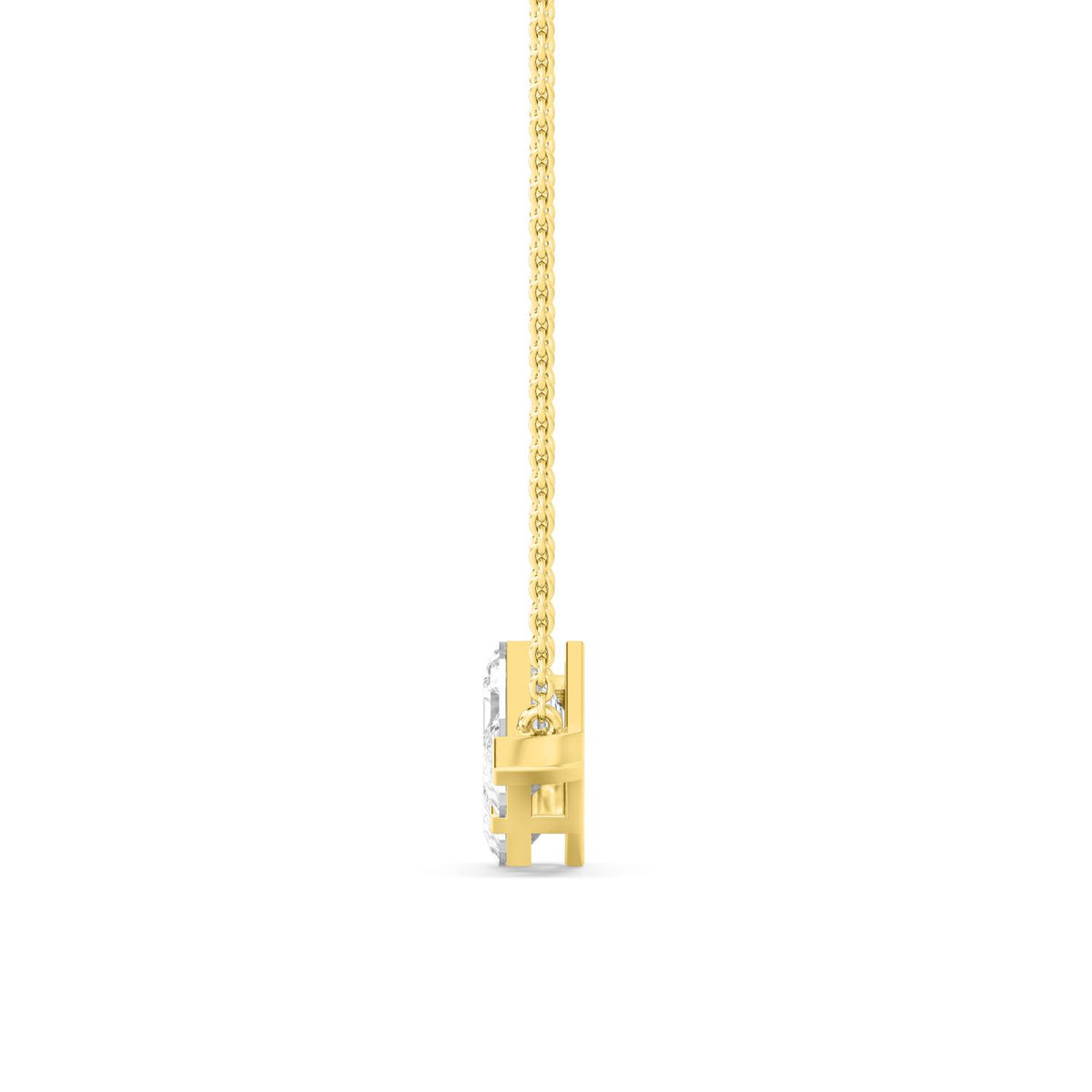 Yellow Gold / 2.15ct Lab Grown Diamond Pendant