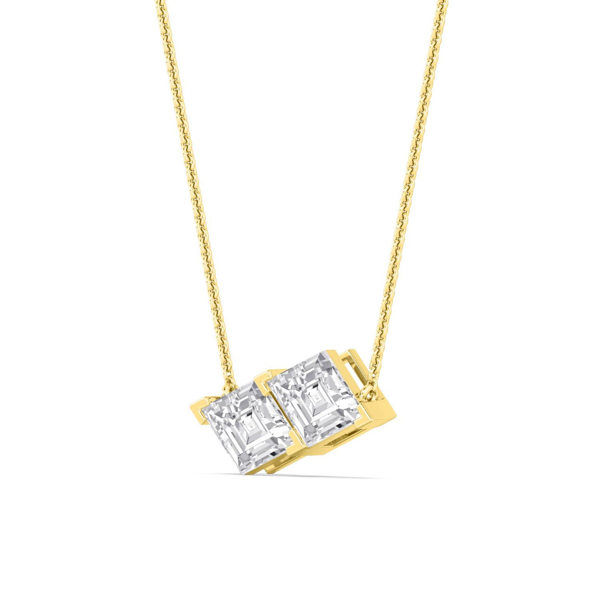 Yellow Gold / 2.15ct Lab Grown Diamond Pendant