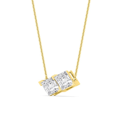 Yellow Gold / 2.15ct Lab Grown Diamond Pendant